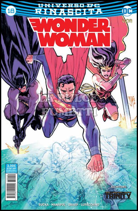 SUPERMAN L'UOMO D'ACCIAIO # 50 - WONDER WOMAN 18 - RINASCITA